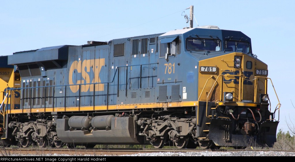 CSX 781 is at North Hamlet Yard